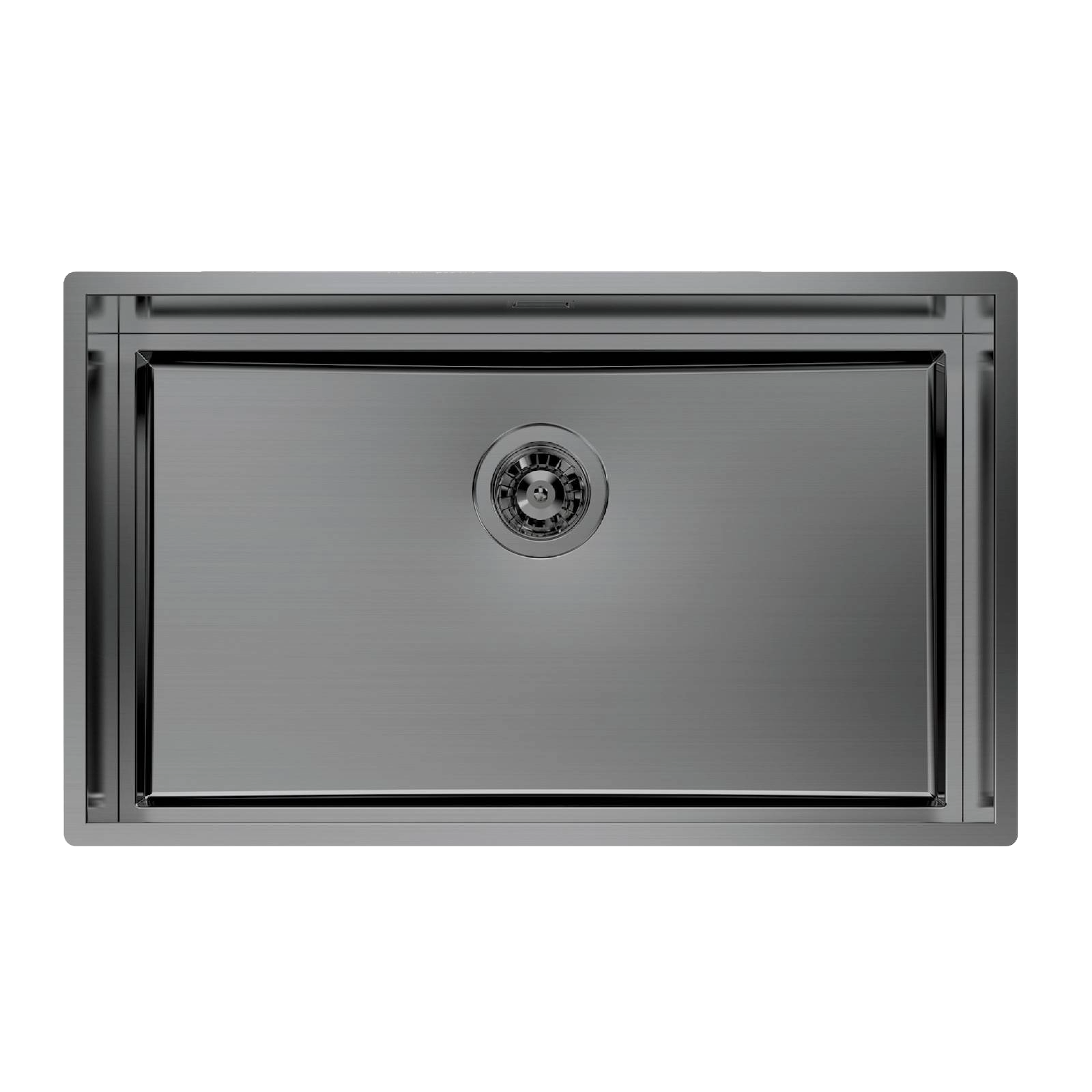 Chiuveta de bucatarie prmium, Foster, Quadra,Evo, 78x47 cm, finisaj PVD, antracit