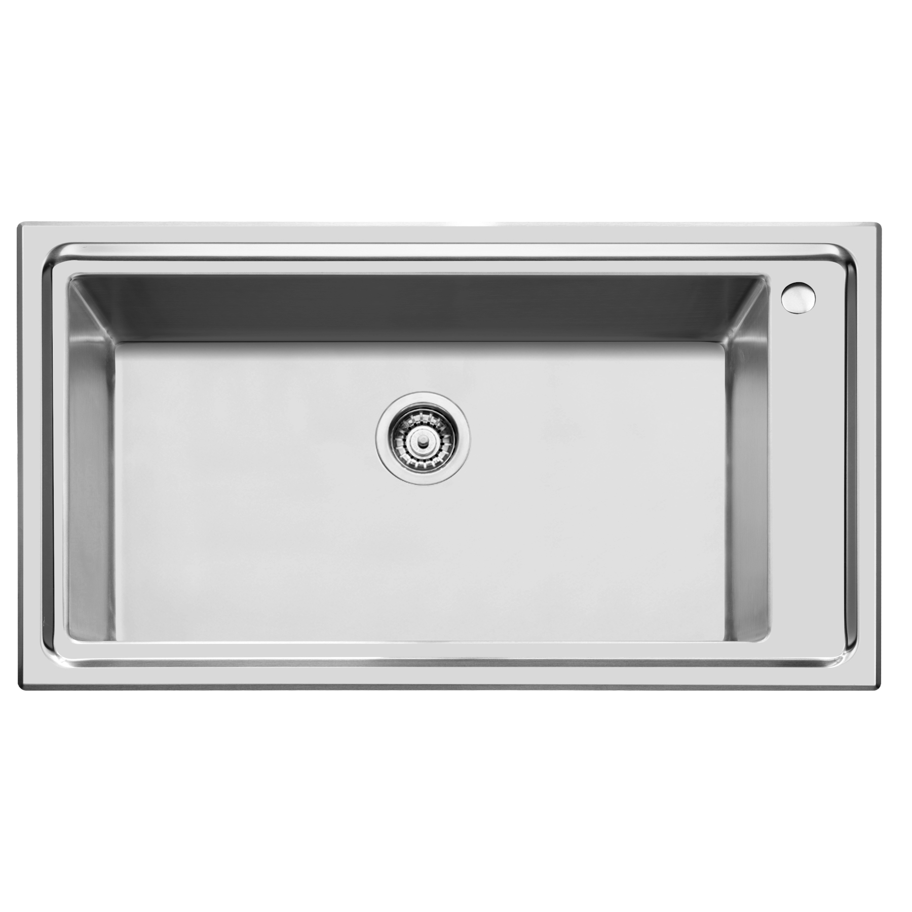 Chiuveta de bucatarie premium, foster, ke, 87 x 51 cm, inox, 1 cuva, preaplin perimetral, sifon inclus