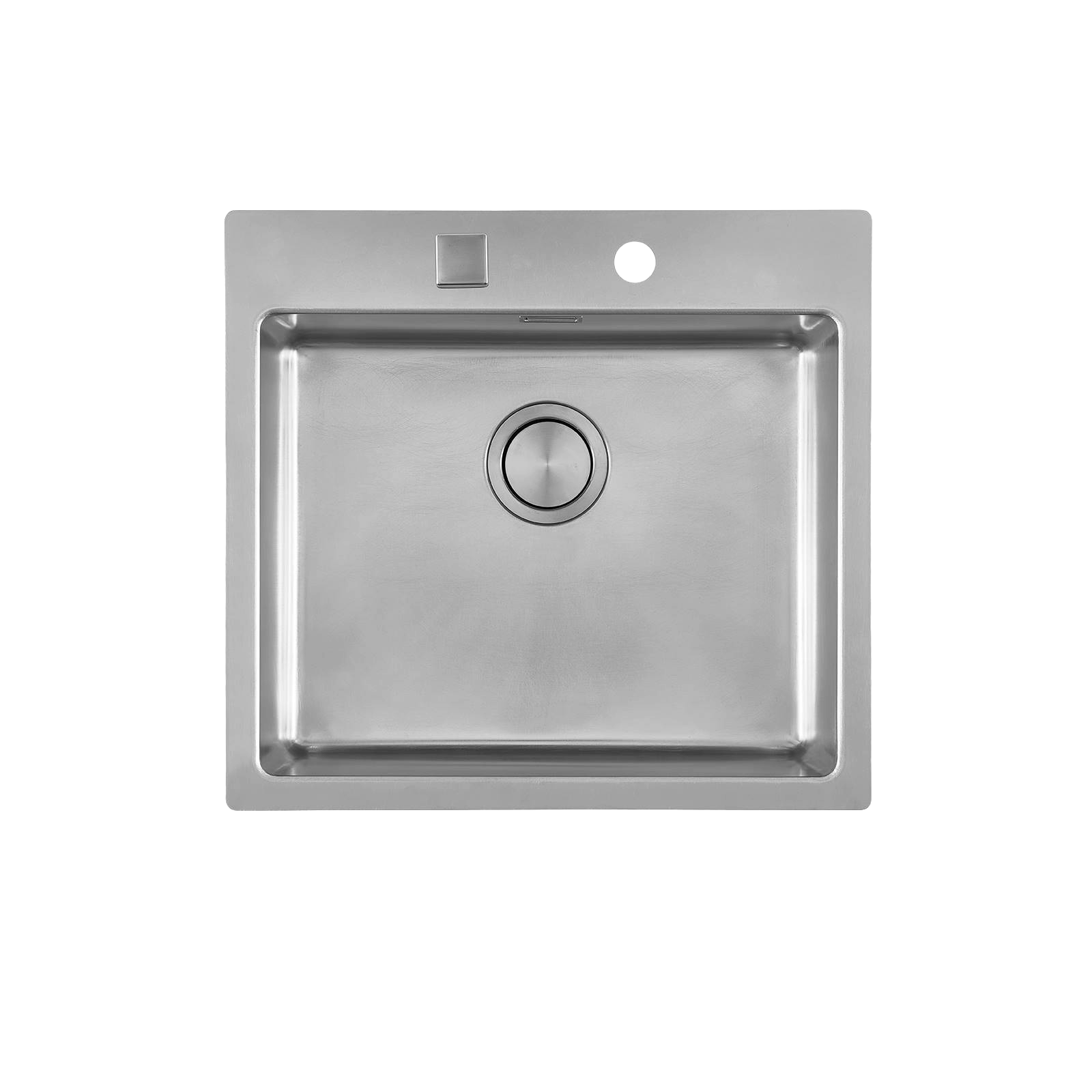 Chiuveta de bucatarie premium, Foster, KE Vintage, 56 x 52 cm, inox, finisaj inox periat, anti-zgarieturi