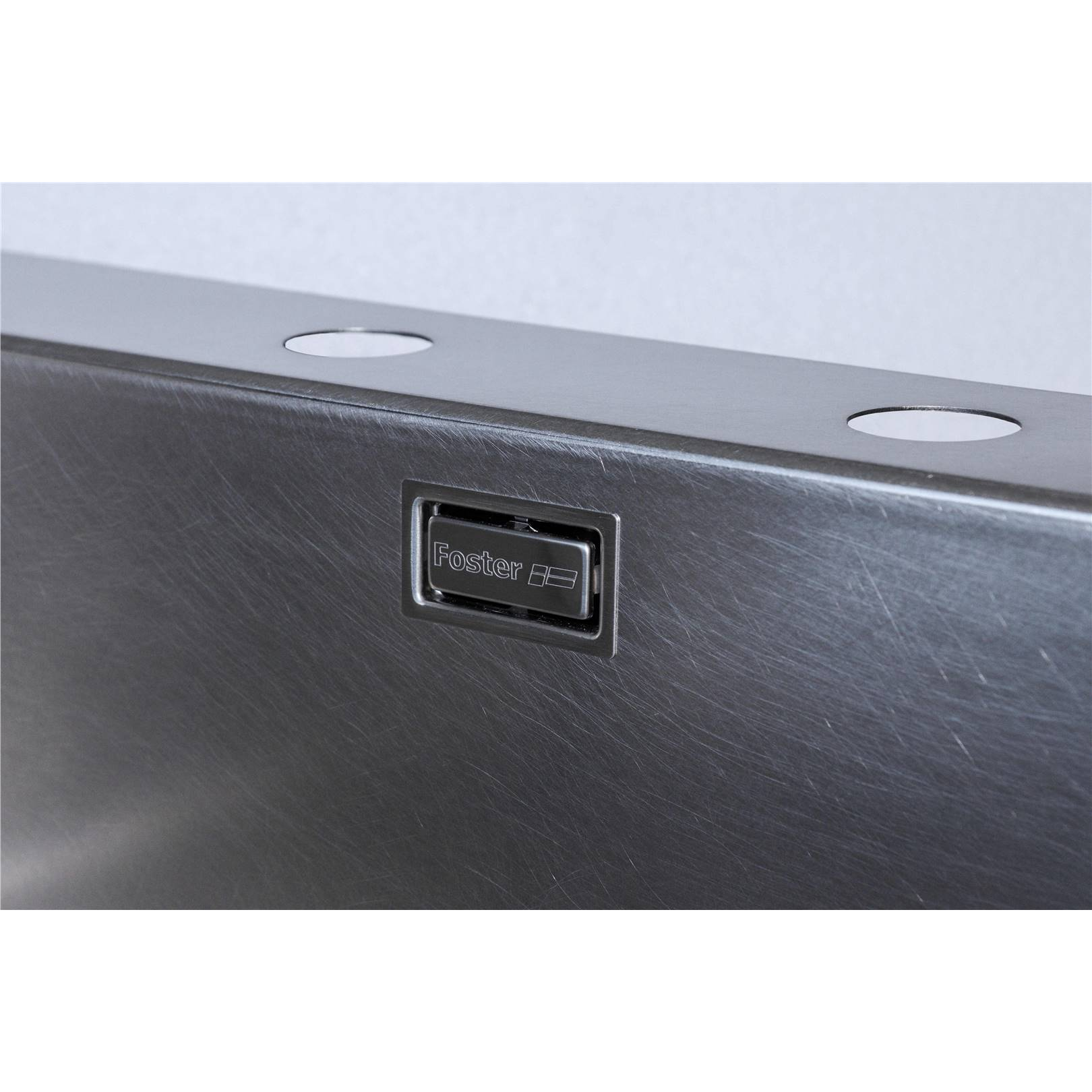 Chiuveta de bucatarie premium, Foster, KE Vintage, 56 x 52 cm, inox, preaplin perimetral