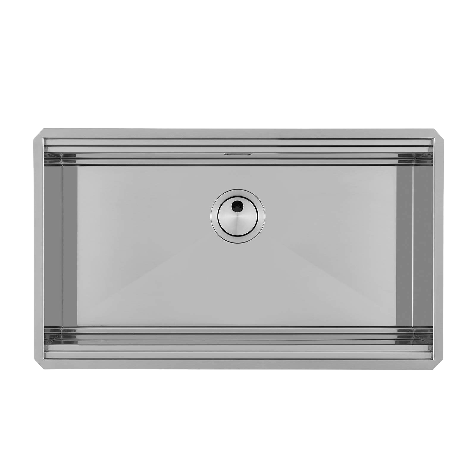 Chiuveta de bucatarie premium, foster, milanello, 79x47 cm, inox, preaplin perimetral