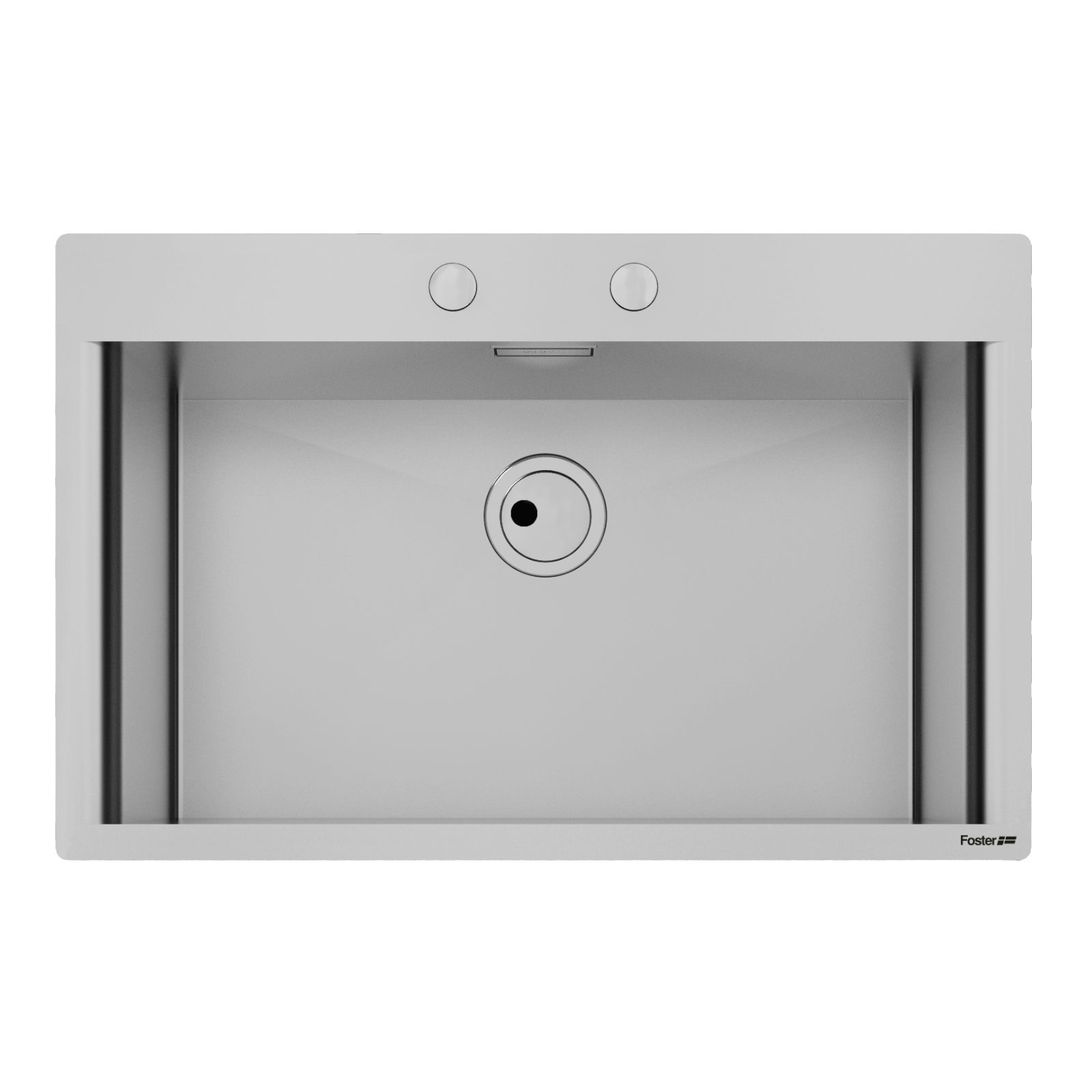 Chiuveta de bucatarie, premium, foster, new wave, 81x52 cm, inox, preaplin perimetral