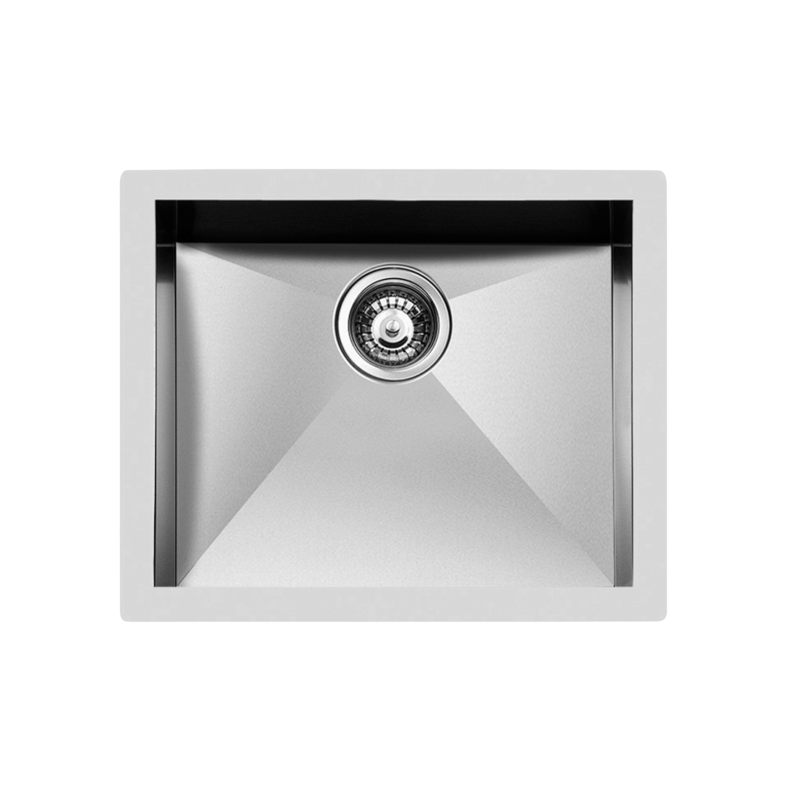 Chiuveta de bucatarie premium, Foster, colectia Quadra, 56 x 46 cm, inox, preaplin perimetral, sifon inclus