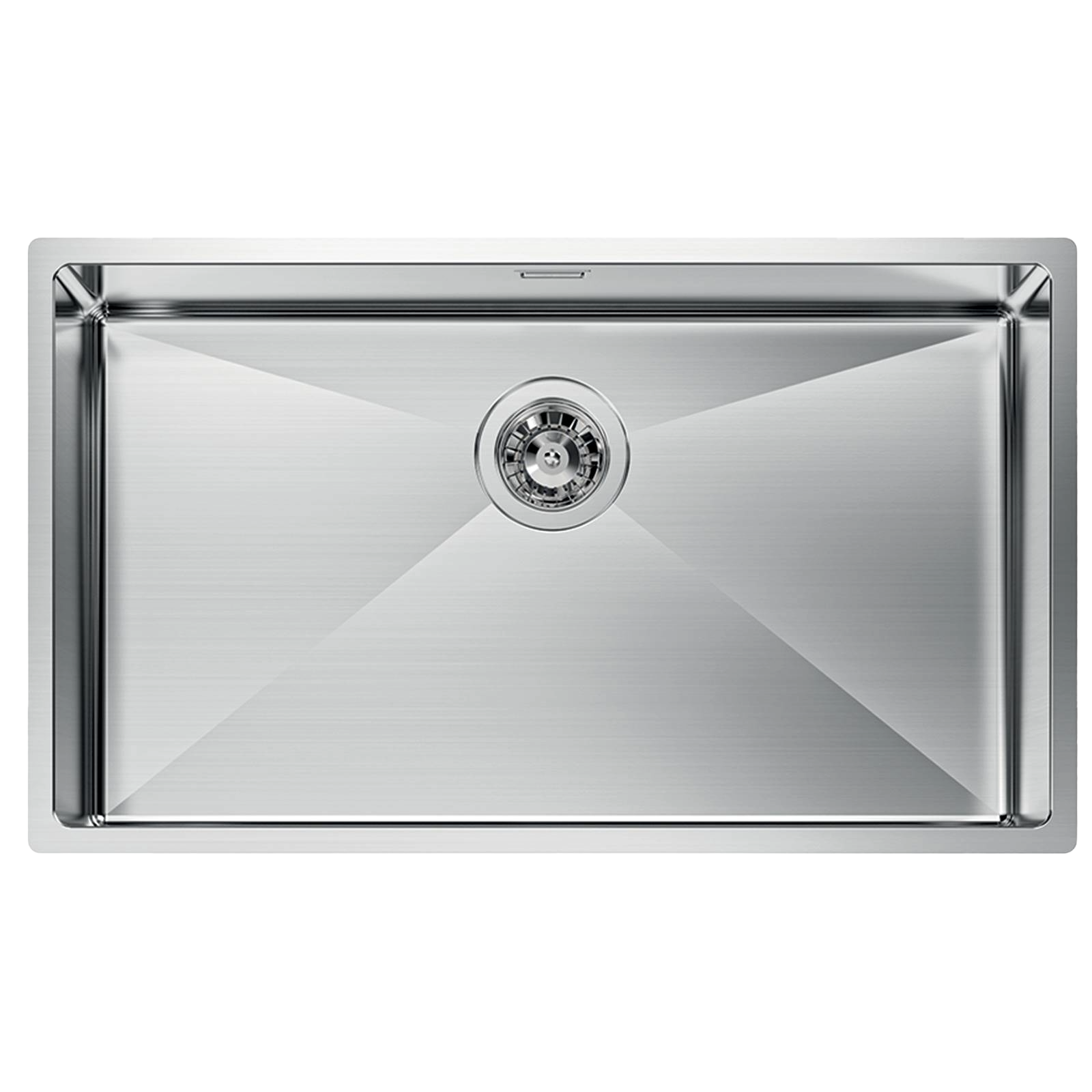 Chiuveta de bucatarie premium, Foster, Quadra R12, 75x44 cm, inox