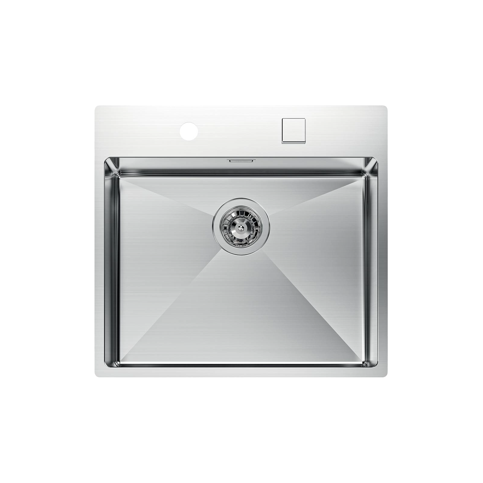 Chiuveta de bucatarie premium, Foster, Quadra R12, 54x52 cm, inox