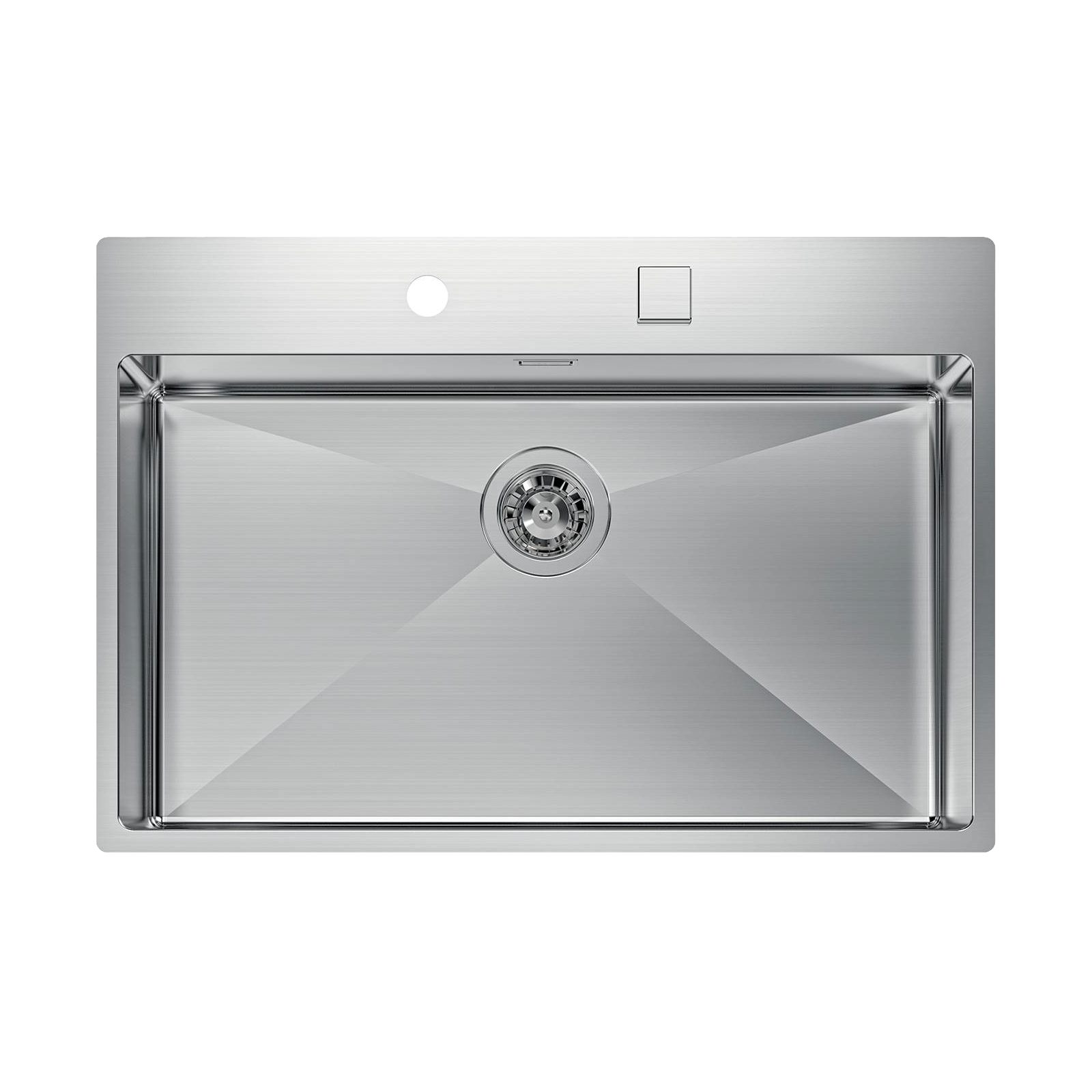 Chiuveta de bucatarie premium, Foster, Quadra,R12, 78x52 cm, inox