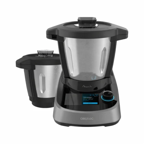 multicooker smart cu wifi integrat, cecotec, mambo touch, cu capacitate de 2.3 litri, cu 37 functii, 5 programe prestabilite si panou de control tft tactil, 1600 w, gri
