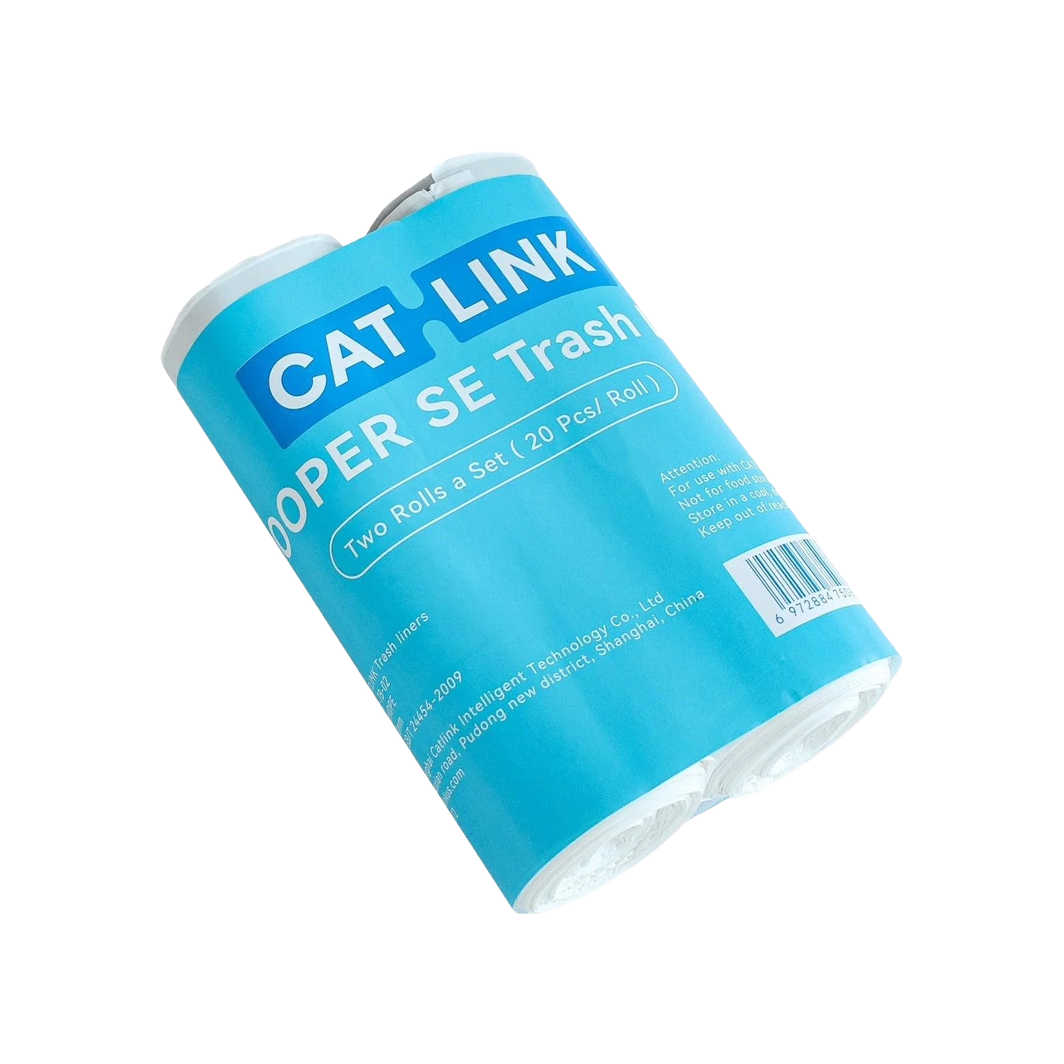 Set saci menajeri pentru litiera inteligenta BAYMAX, Catlink, alb