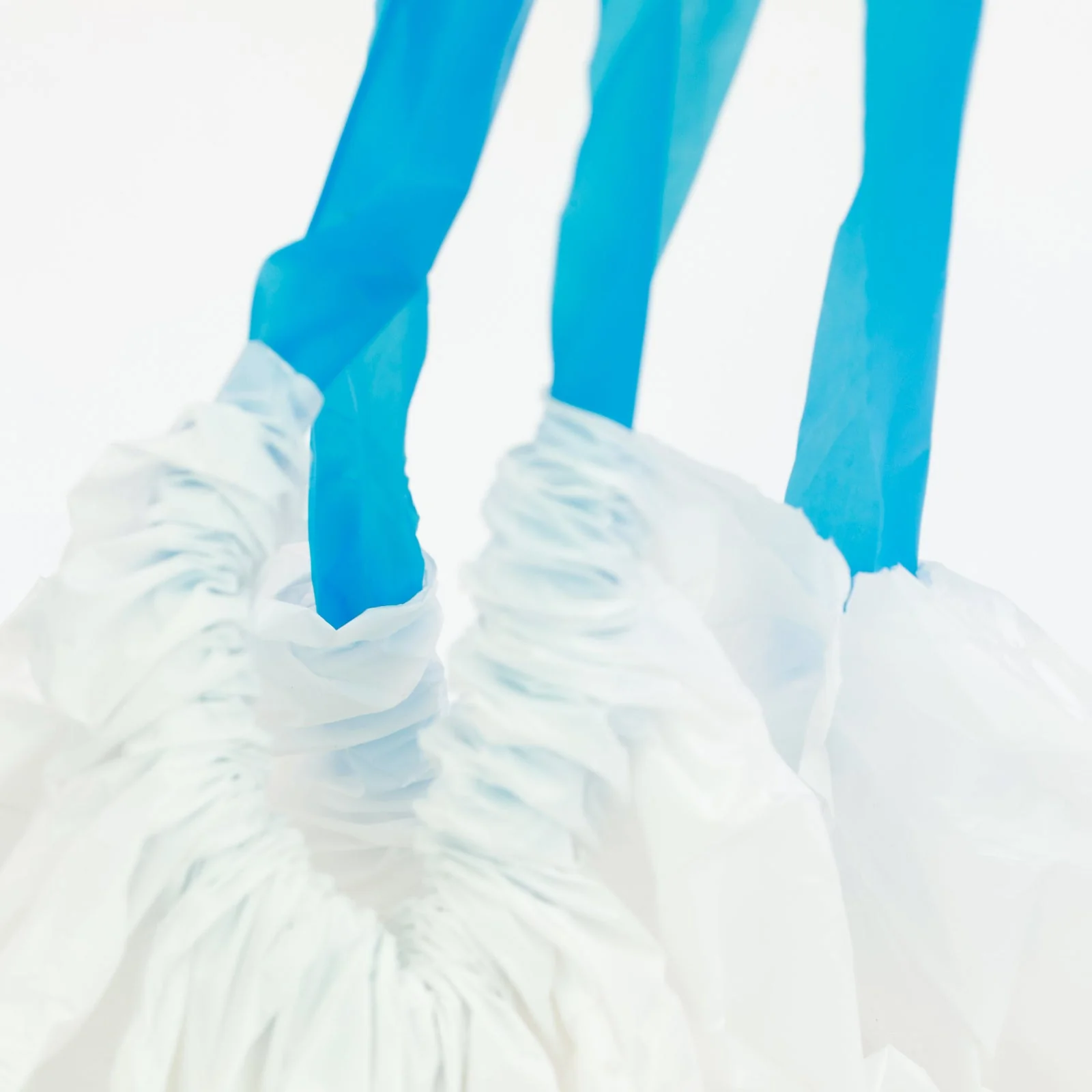 Set saci menajeri pentru litiera inteligenta Open-X, Catlink, alb, manere integrate pentru transport