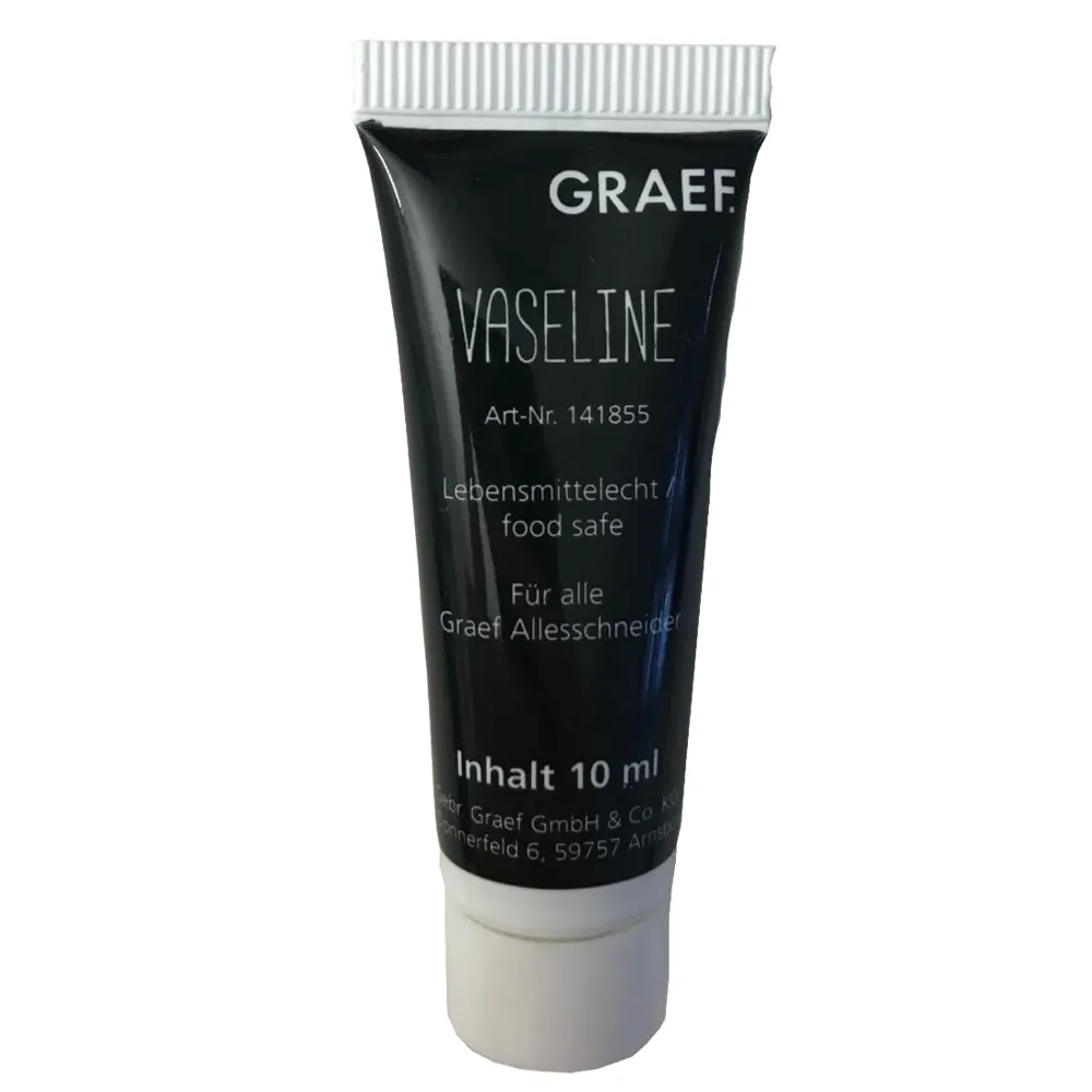 Vaselina pentru feliatoare, Graef, 10 ml, negru, lubrifiaza si protejeaza componentele metalice