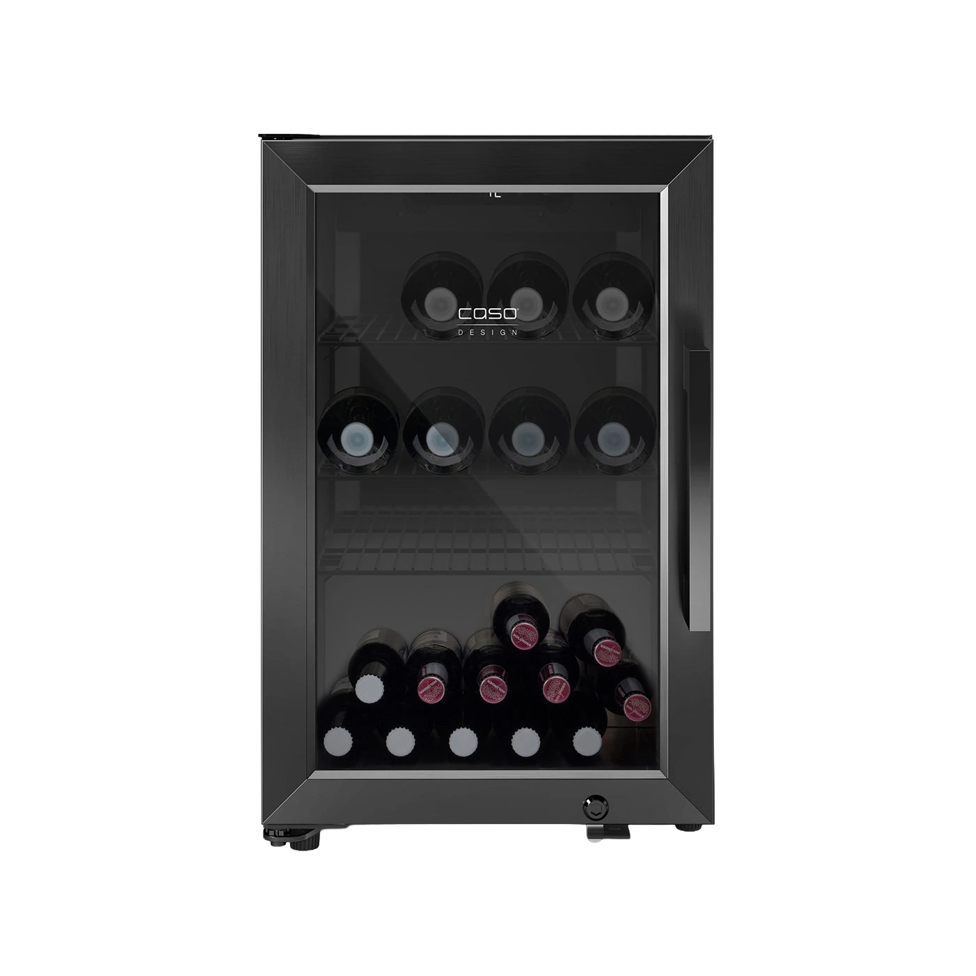 Vitrina frigorifica, Caso Germany, BBQ Deluxe L, 63 litri, negru